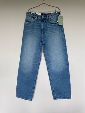 NWT H&M Loose Ample Baggy Jeans Men's Blue Denim Tag 32/32 (Measures 35x32)